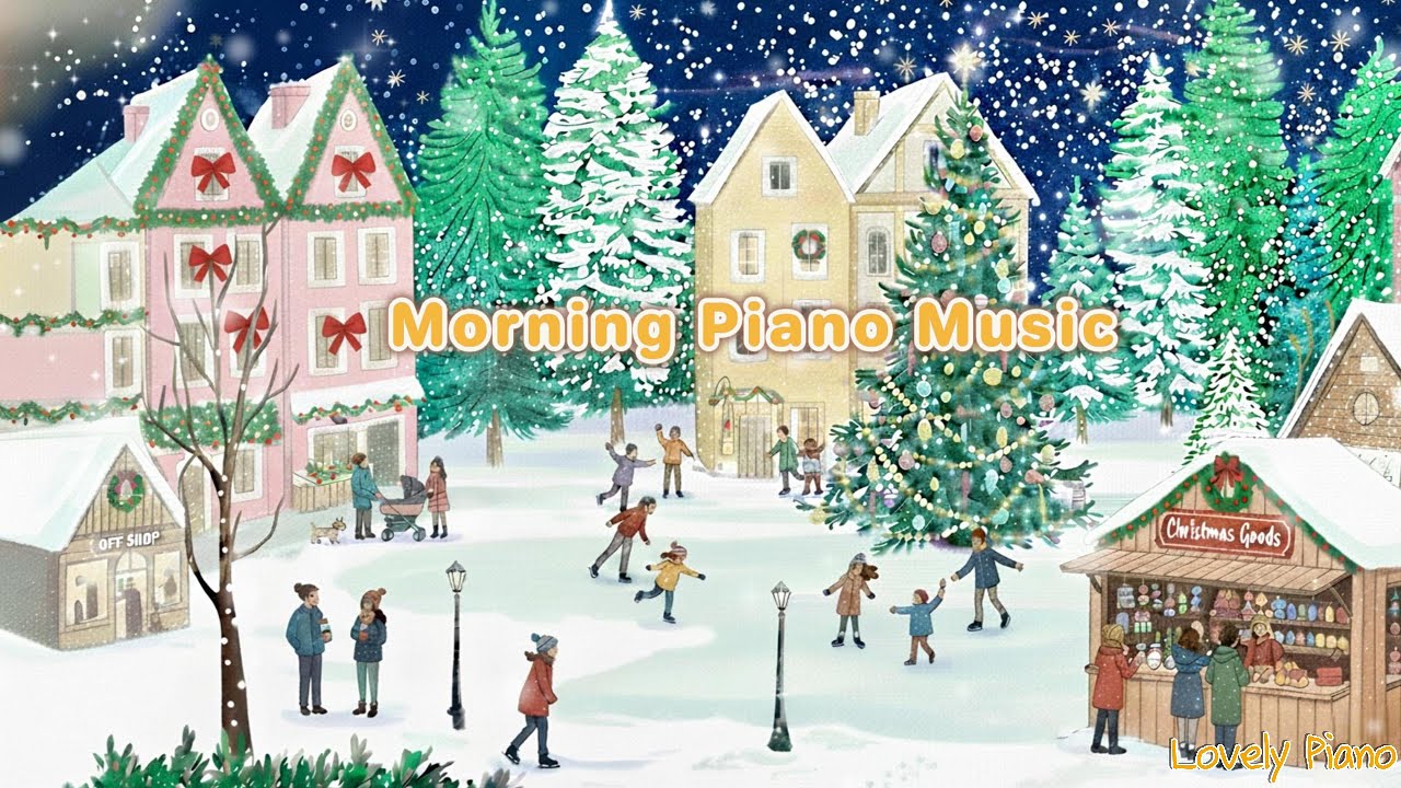 ⛄ 눈꽃 처럼 맑은 겨울 아침 피아노 🎀🎄 Cozy Christmas Morning Piano | 겨울 피아노· 크리스마스 음악· 아침 피아노· 힐링 피아노· Winter BGM