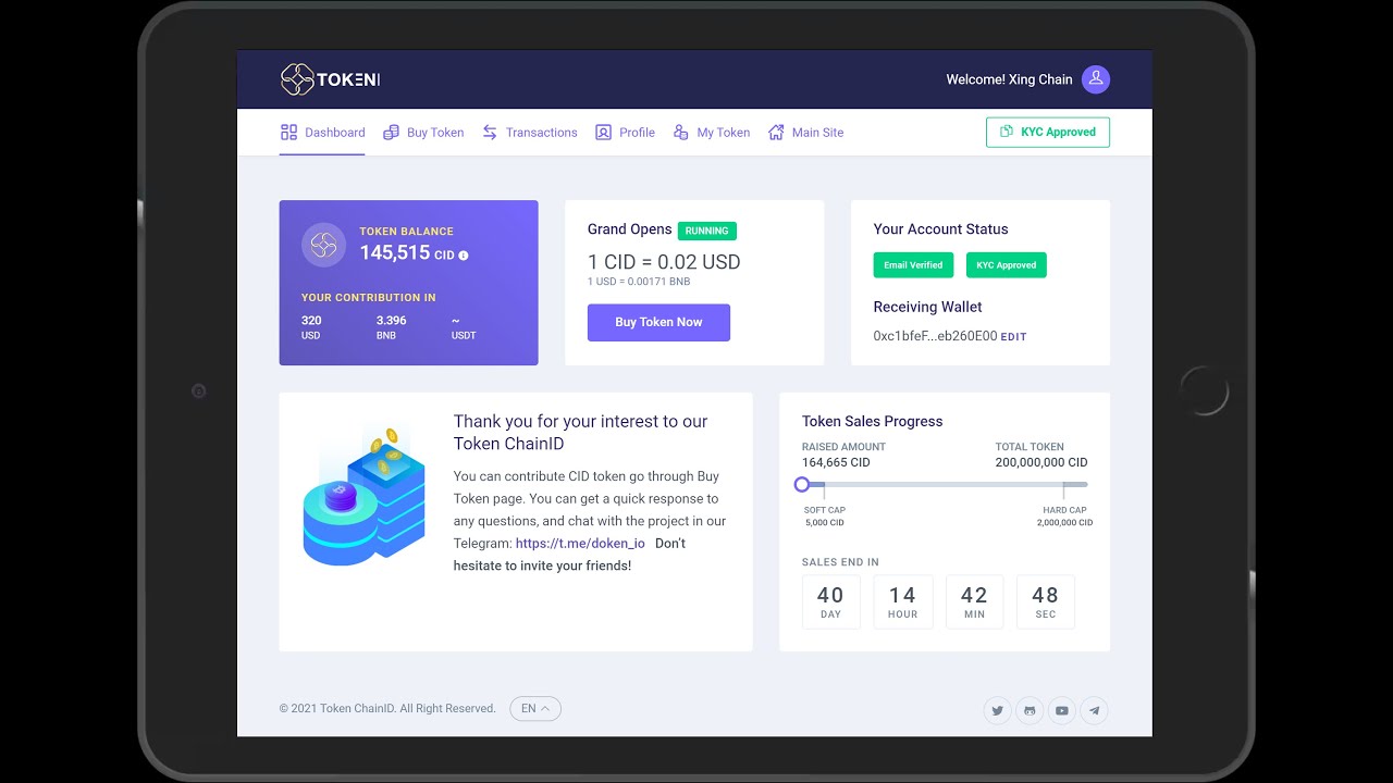 How To Register and Buy Token ChainID