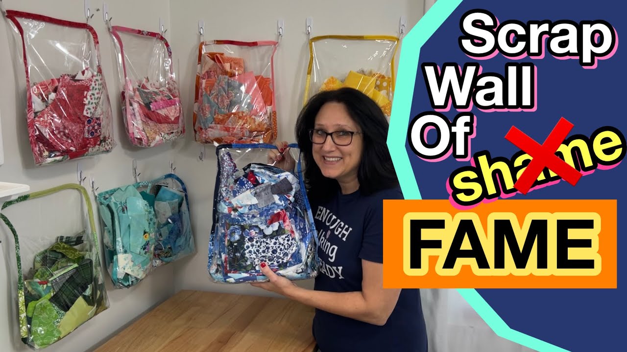 ❤️ NEW Way To Organize Fabric Scraps ~ Scrap Wall Of Fame 🔥