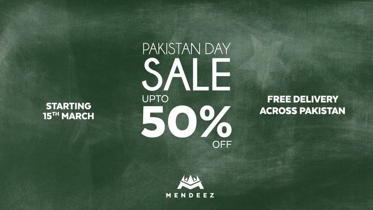 Pakistan Day Sale l Up to 50% OFF l Free Delivery