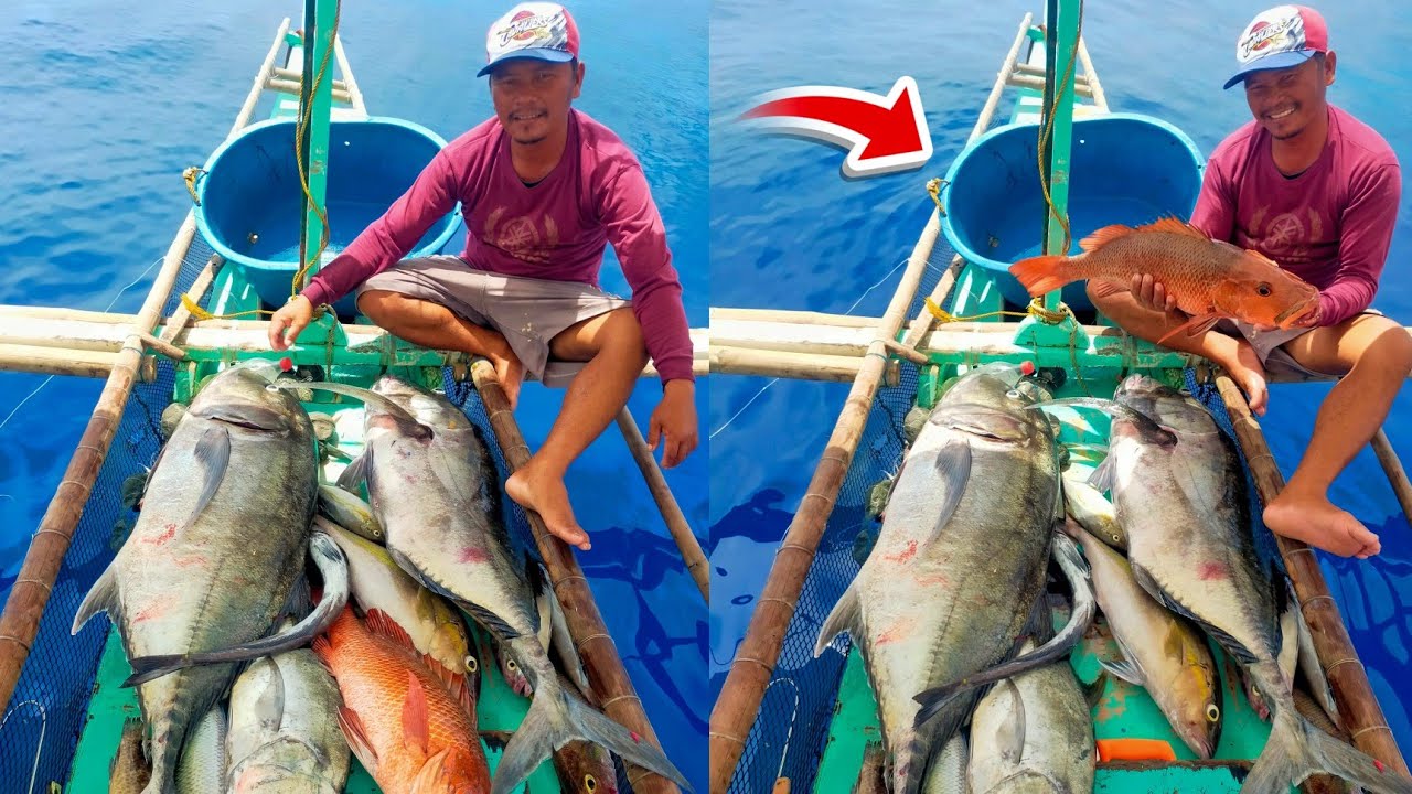 UNANG ARAW PALANG PURO MAMAW ANG NAHULI SA KITANG D'NYLON!! TRADITIONAL HANDLINE FISHING | PART 1