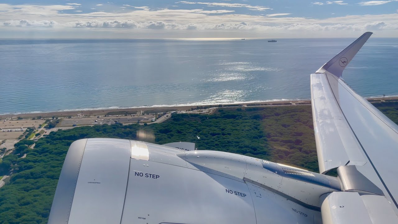 Lufthansa A321NEO Takeoff | Barcelona El Prat Airport BCN