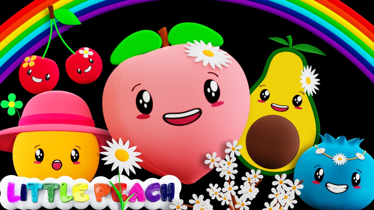 🌸 Baby Fruit Dance through Spring Meadows 🌷