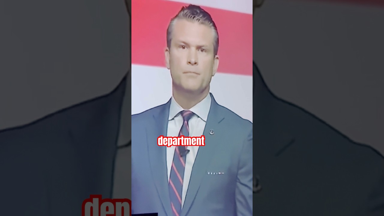 The Secretary of War speaks to his leaders  #world #usa #war #currentevents #petehegseth