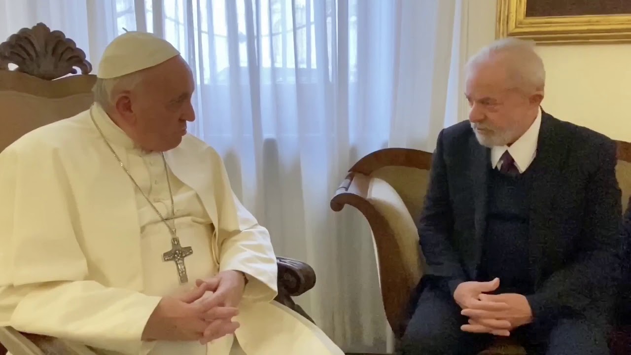 Veja cenas inéditas do encontro entre Lula e o Papa Francisco