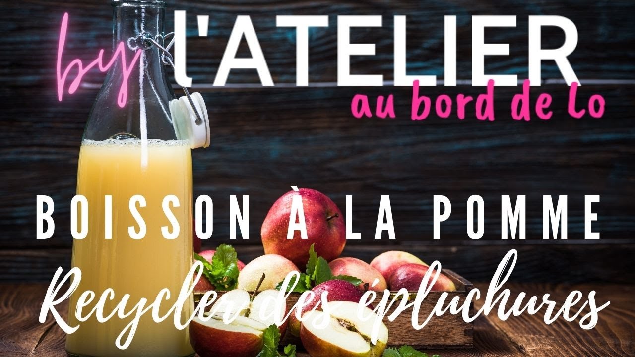 Boisson à la pomme ou comment recycler ses épluchures de pomme