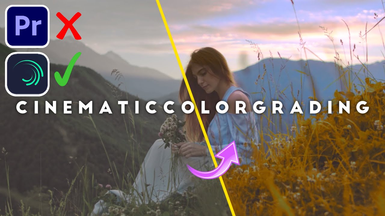 Кинематографическая цветокоррекция, как в Premiere Pro, в Alight Motion