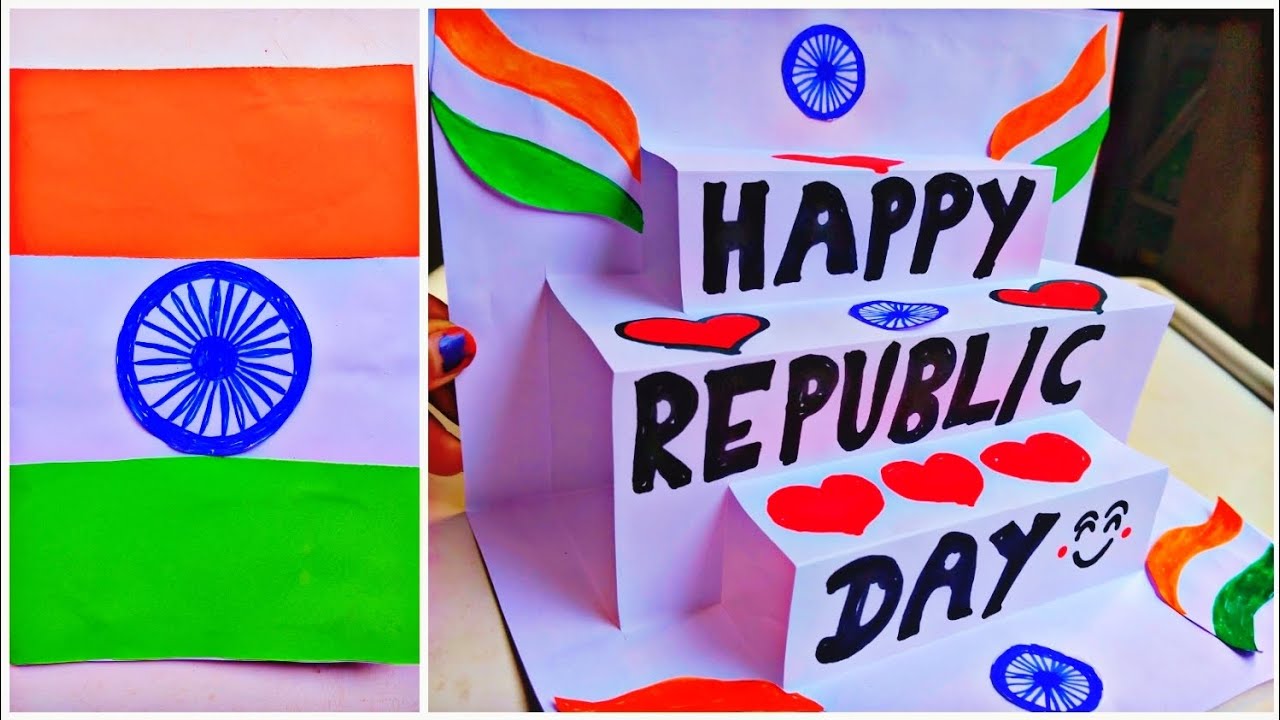 DIY - Happy Republic Day Card | 26 January 2026 Handmade Republic Day Card