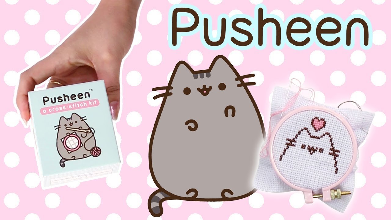 EVERY PUSHEEN FAN NEEDS THIS KIT! Pusheen Cross Stitch Kit! DIY