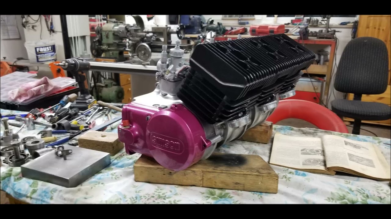 Simson S51 3 Zylindermotor für Trike - Motoransichten