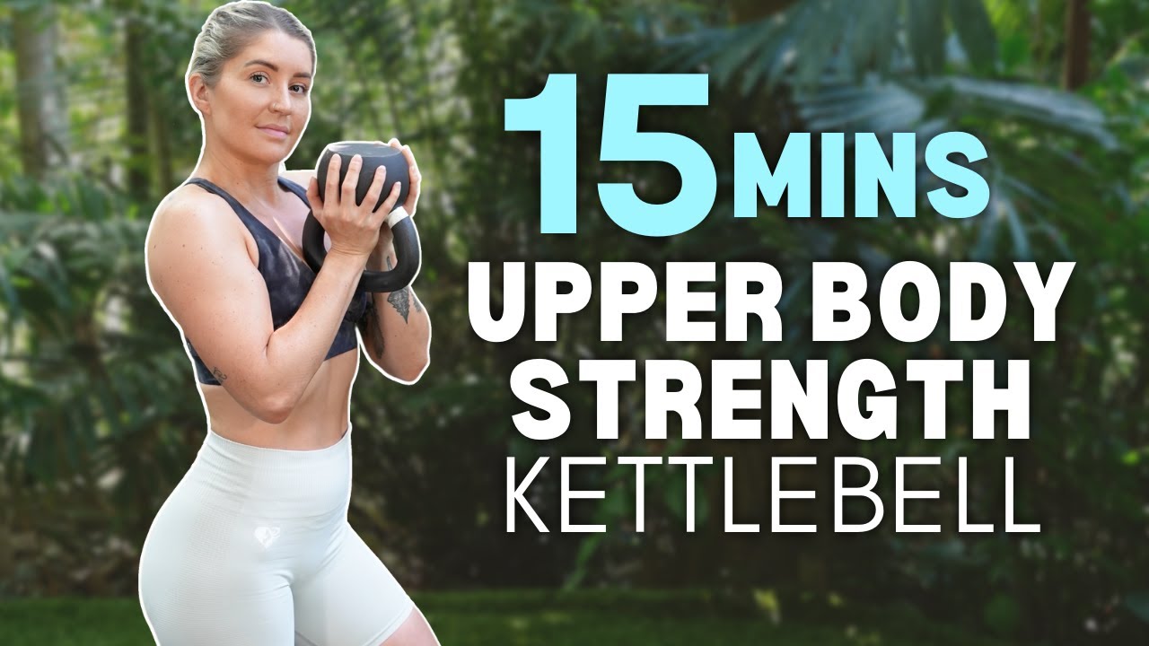 15 Min UPPER BODY KETTLEBELL Supersets | Beginner Friendly | No Jumping