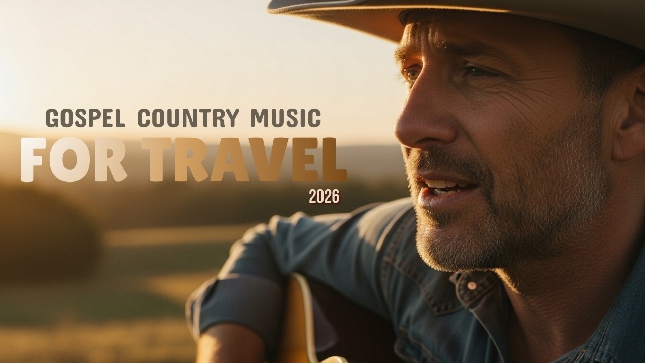 Gospel country music for road trips | Peaceful worship with Jesus