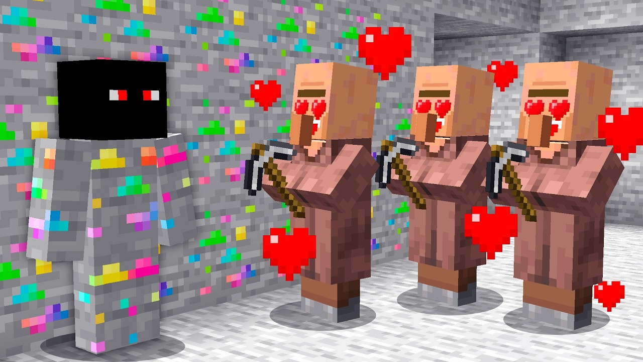 Я обманул своих друзей, замаскировавшись под Секретную Руду в Minecraft!