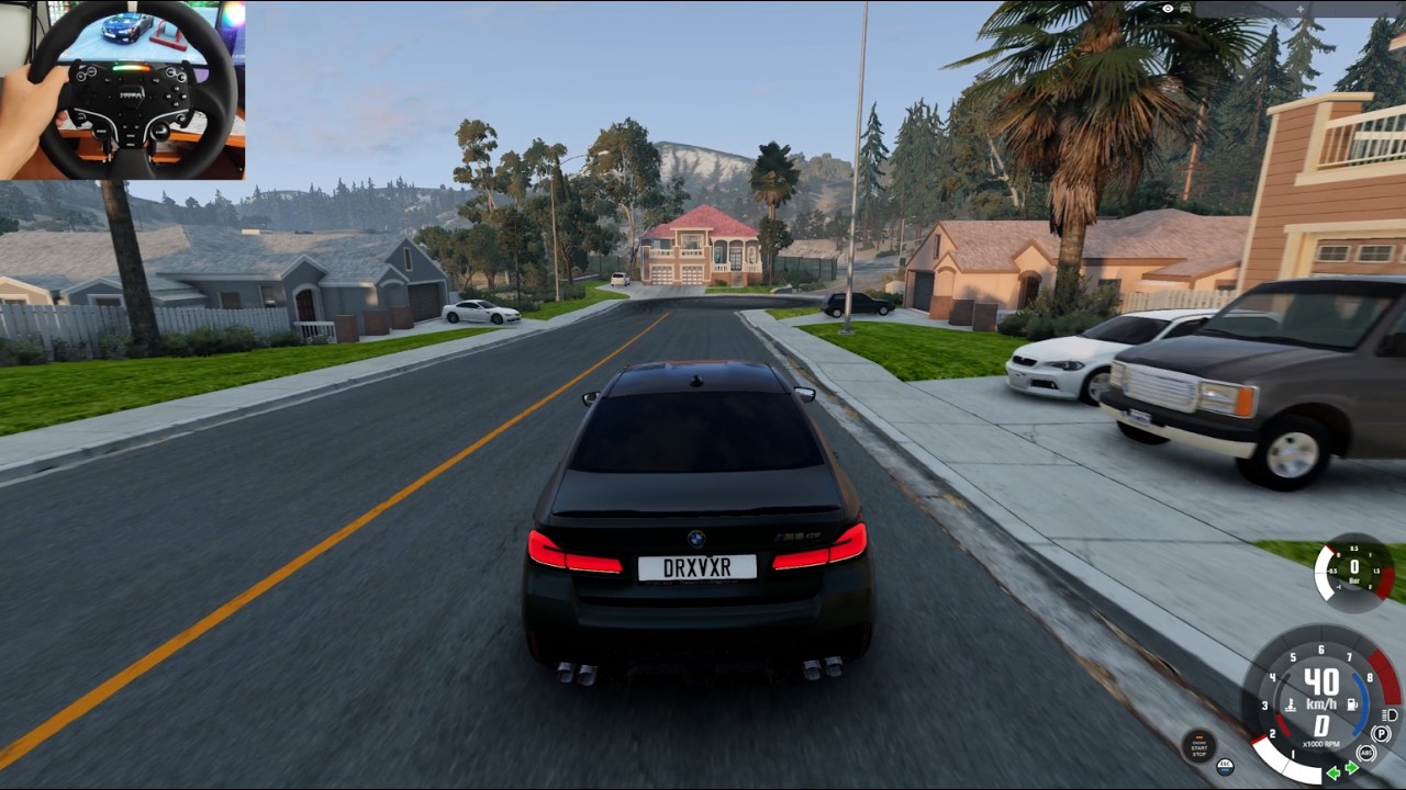 BMW M5 F90 CS | BeamNG.Drive | MOZA R5
