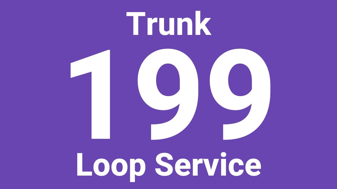 [SBST] Hyperlapse of Trunk Service 199