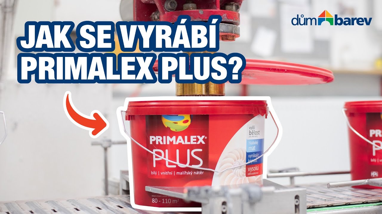 Jak se vyr&aacute;b&iacute; nejzn&aacute;měj&scaron;&iacute; n&aacute;těr Primalex Plus | Dům barev
