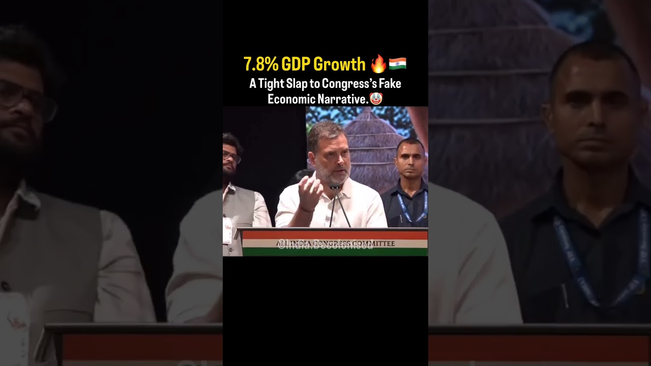 Today, India posts 7.8% GDP growth despite global wars