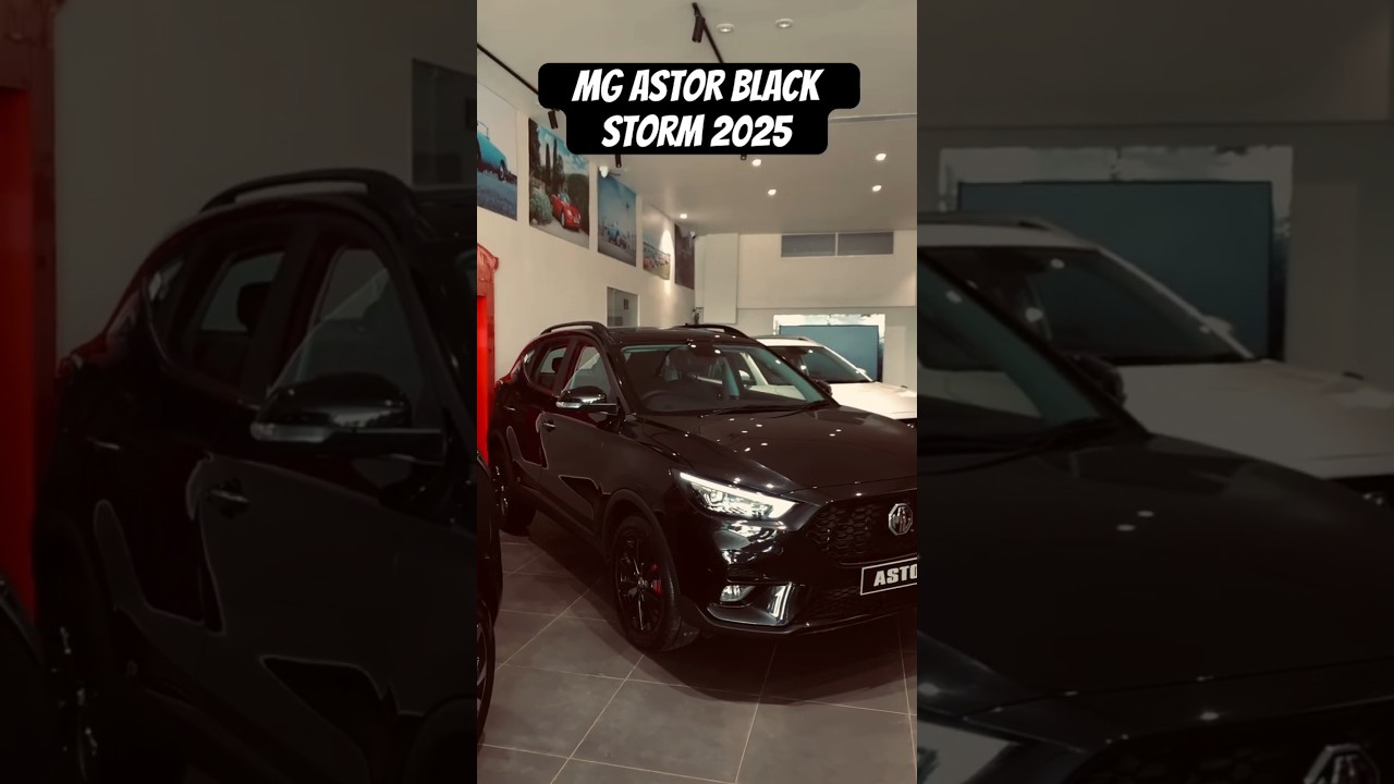 MG astor black storm 2025 #youtubeshorts #shorts#youtube