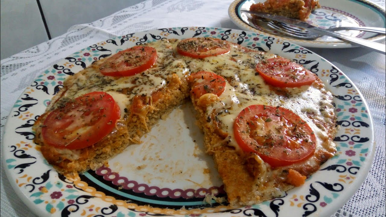 Pizza fit de microondas !!!
