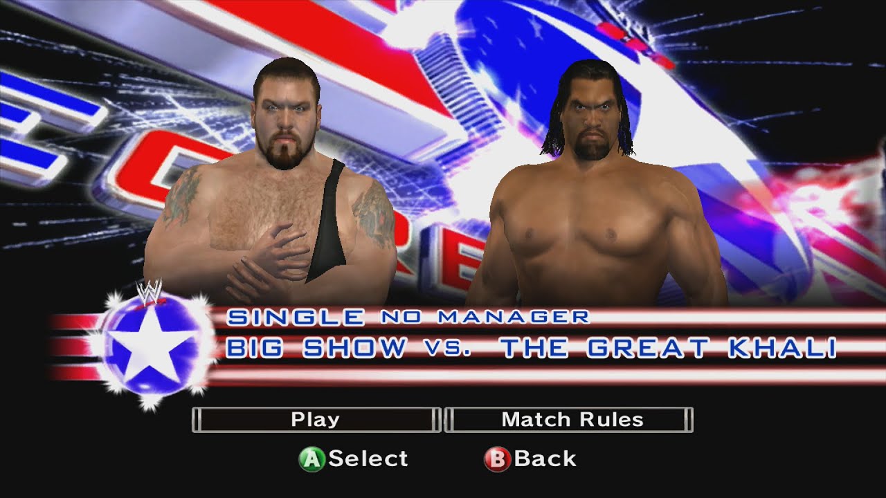 WWE SmackDown vs. Raw 2007 | Big Show vs. Great Khali