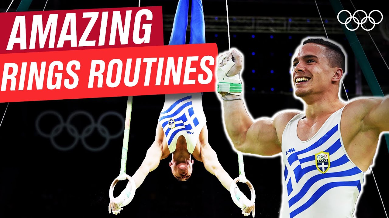 Top 10 BEST Rings Routines at Rio 2016!
