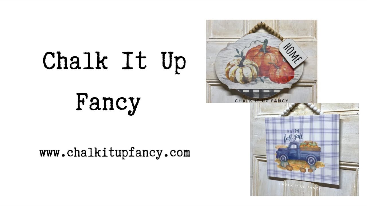 DIY Decoupage $2 Paper Table Cloth Easy Fall Decor