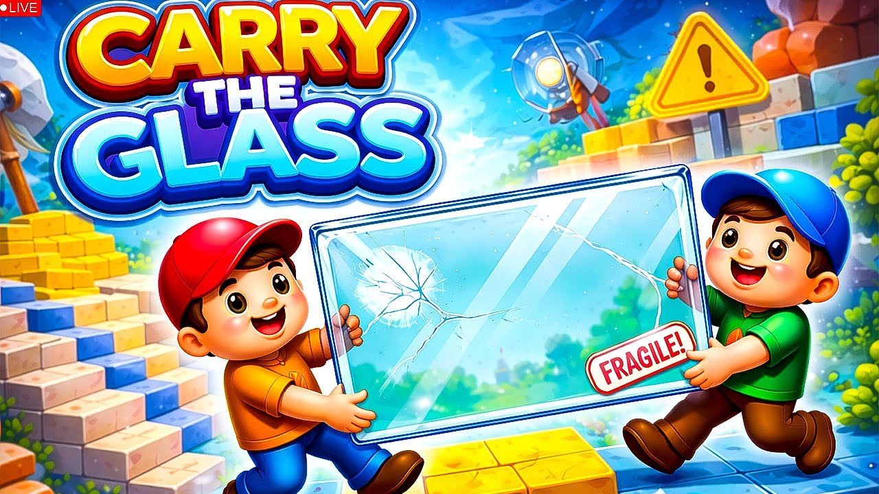 [LIVE] Carry The Glass |This Game Tests Your Patience🥲🤯|| #live  #carrytheglass #duo