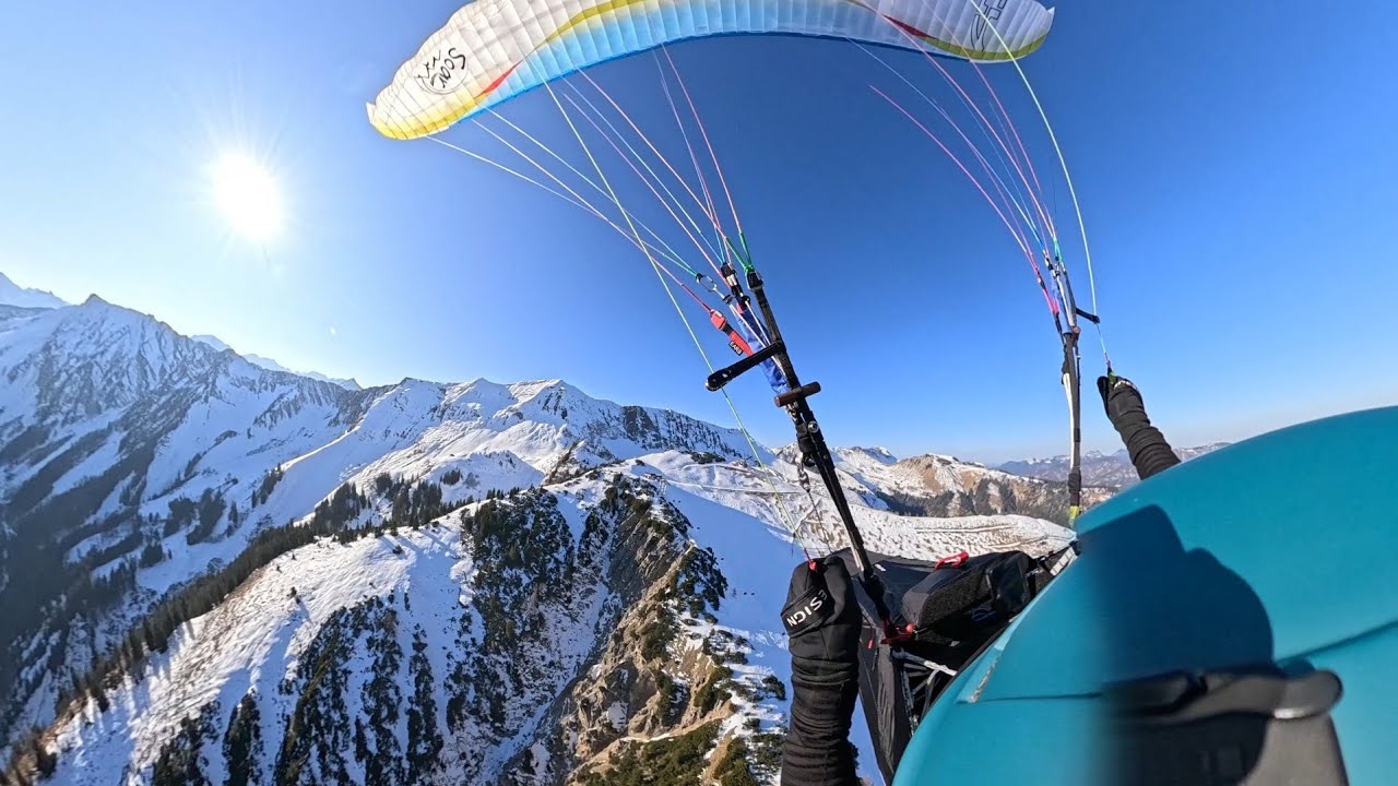 First lift paragliding