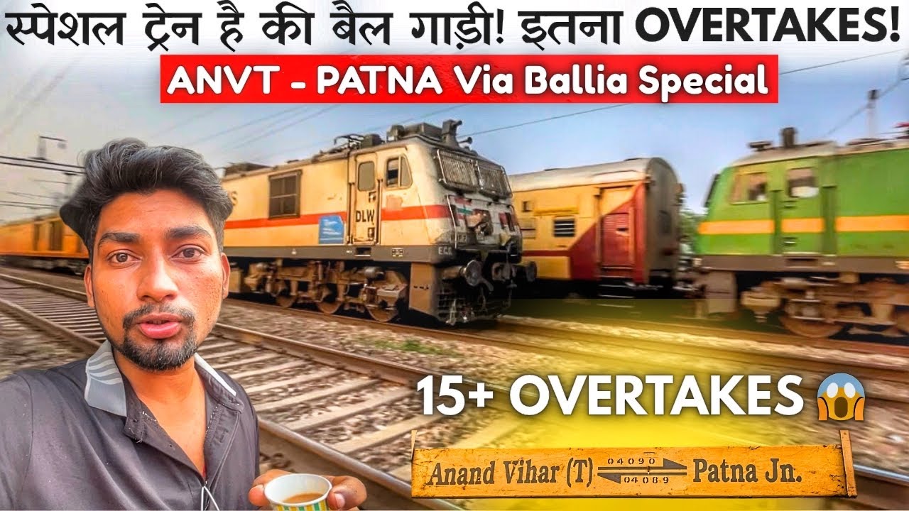 &ldquo;NONSTOP ACTION! 15+ Overtakes of Rajdhanis Anand Vihar Patna Via Ballia | Chhath Puja special&rdquo;🙏