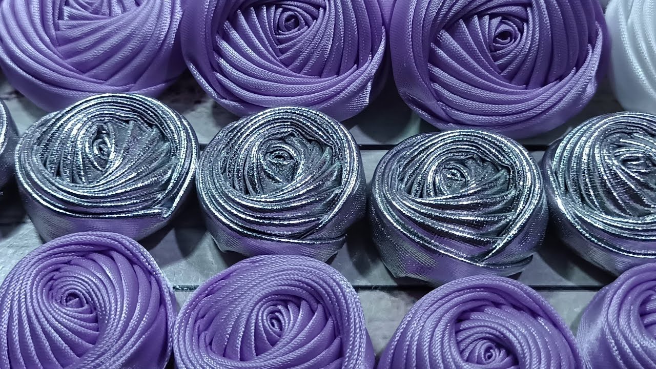 Como hacer una flor torbellino con tela //floresely