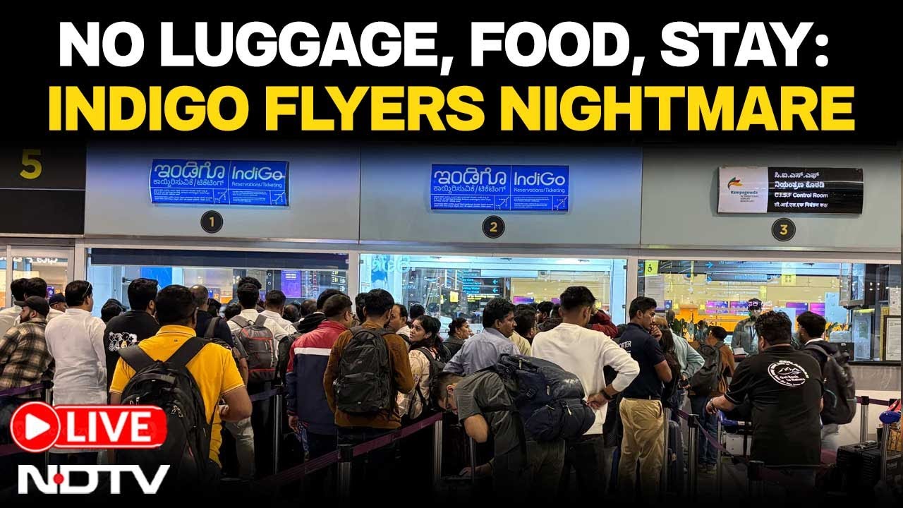 Indigo Latest Update LIVE | Indigo Flight | IndiGo Flyers' Nightmare After 500 Flights Cancelled