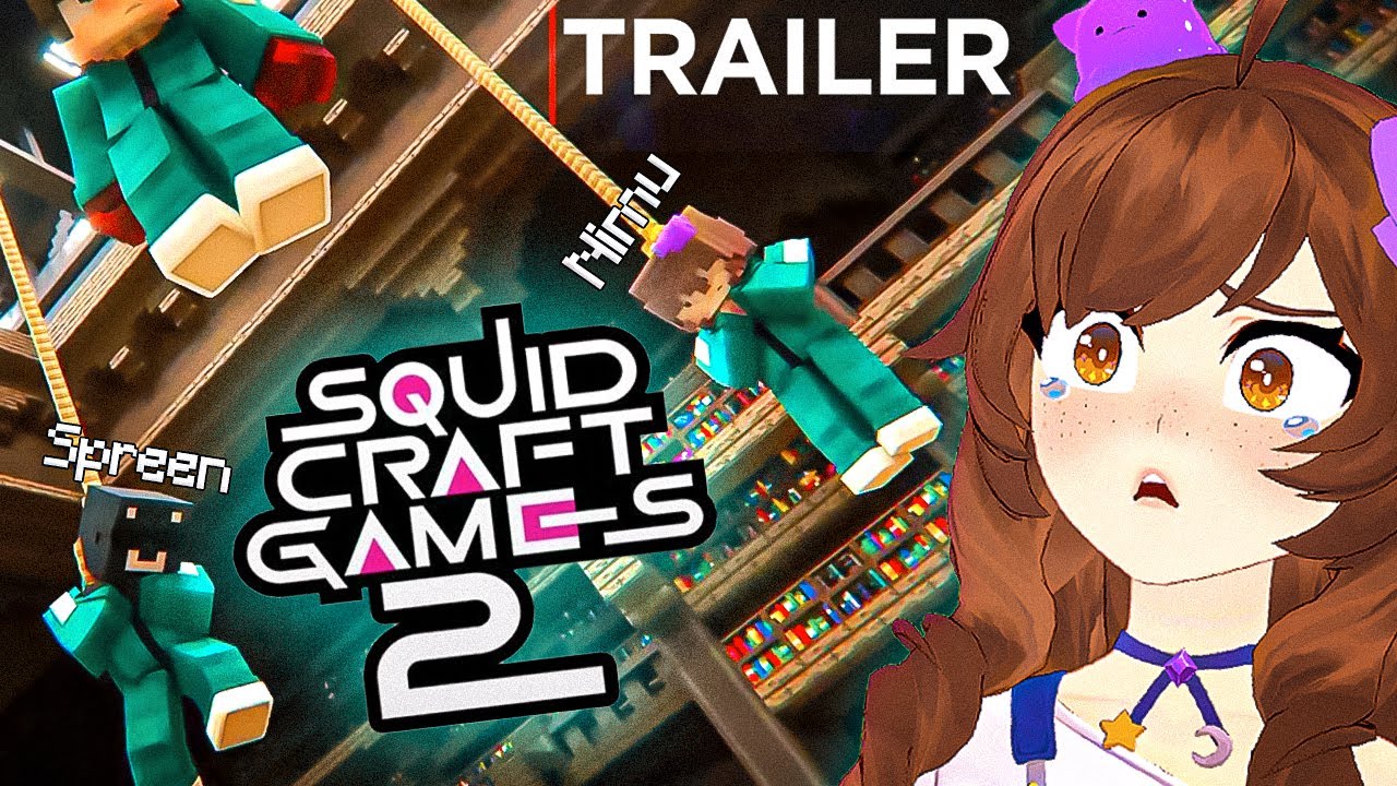 Nimu REACCIONA al TRAILER de SQUID CRAFT 2 🦑