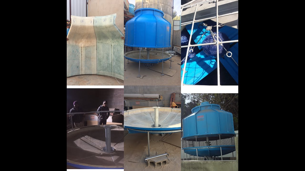FRP- cooling tower installation steps from A to Z