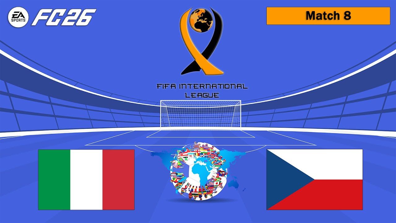 FC 26 – INTERNATIONAL LEAGUE – 8°Giornata ITALIA 🆚 REPUBBLICA CECA