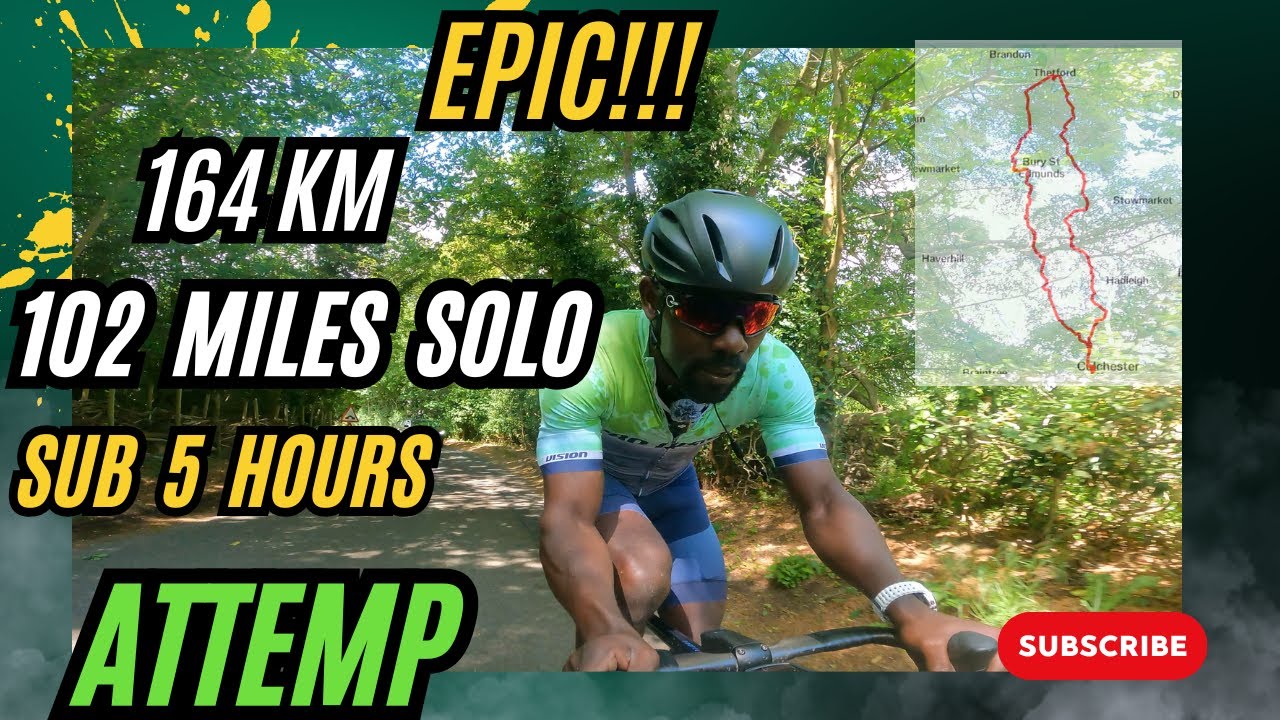 EPIC 100 miles  SOLO, SUB 5 HOURS ATTEMP