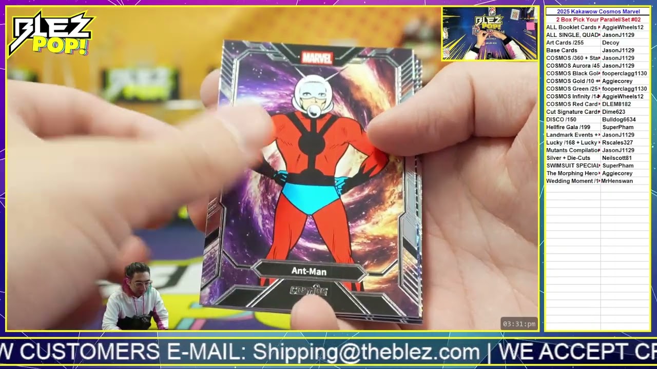 2025 Kakawow Cosmos Marvel 2 Box BREAK Pick Your Parallel Set #02