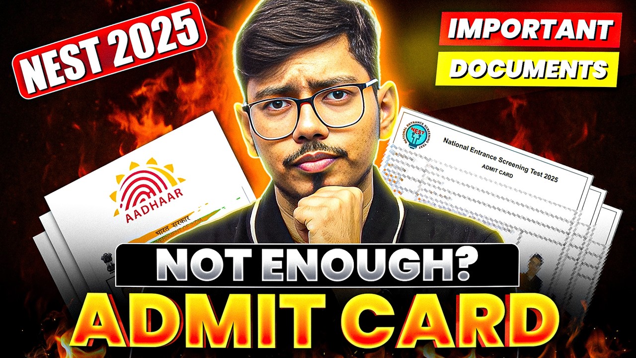 NEST 2025 Must Carry Documents  & Dress Code for Exam Day | Avoid Disqualification!