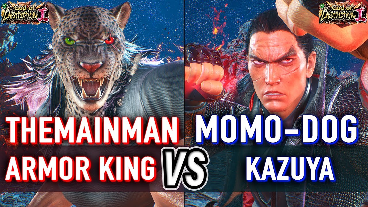 T8 🔥 THEMAINMAN (Armor King) vs MOMO-DOG (Kazuya) 🔥 Tekken 8 High Level Gameplay