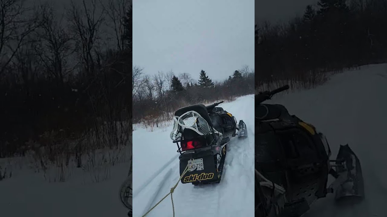 Dragging trail