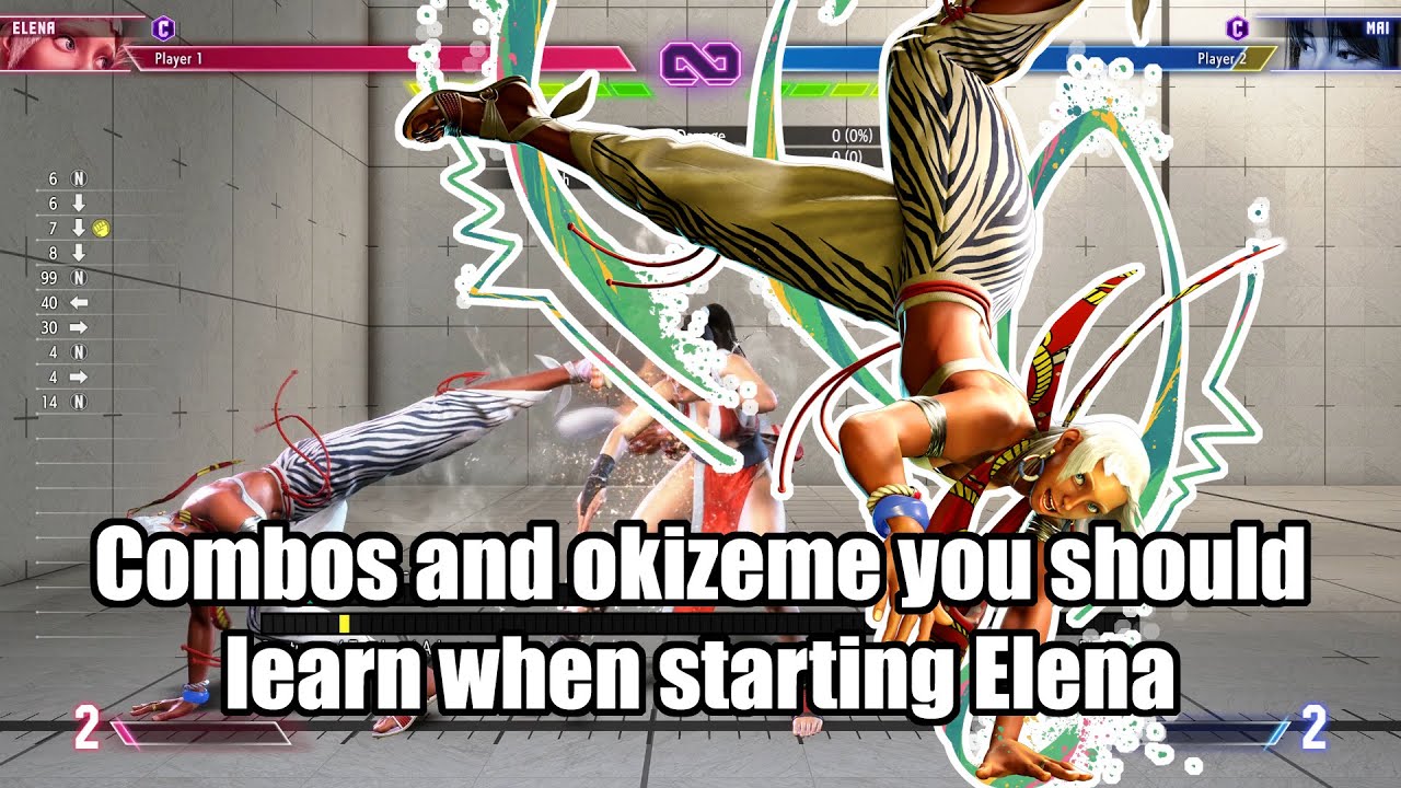 Combos and okizeme you should learn when starting Elena [Street Fighter 6 SF6 Beginner]