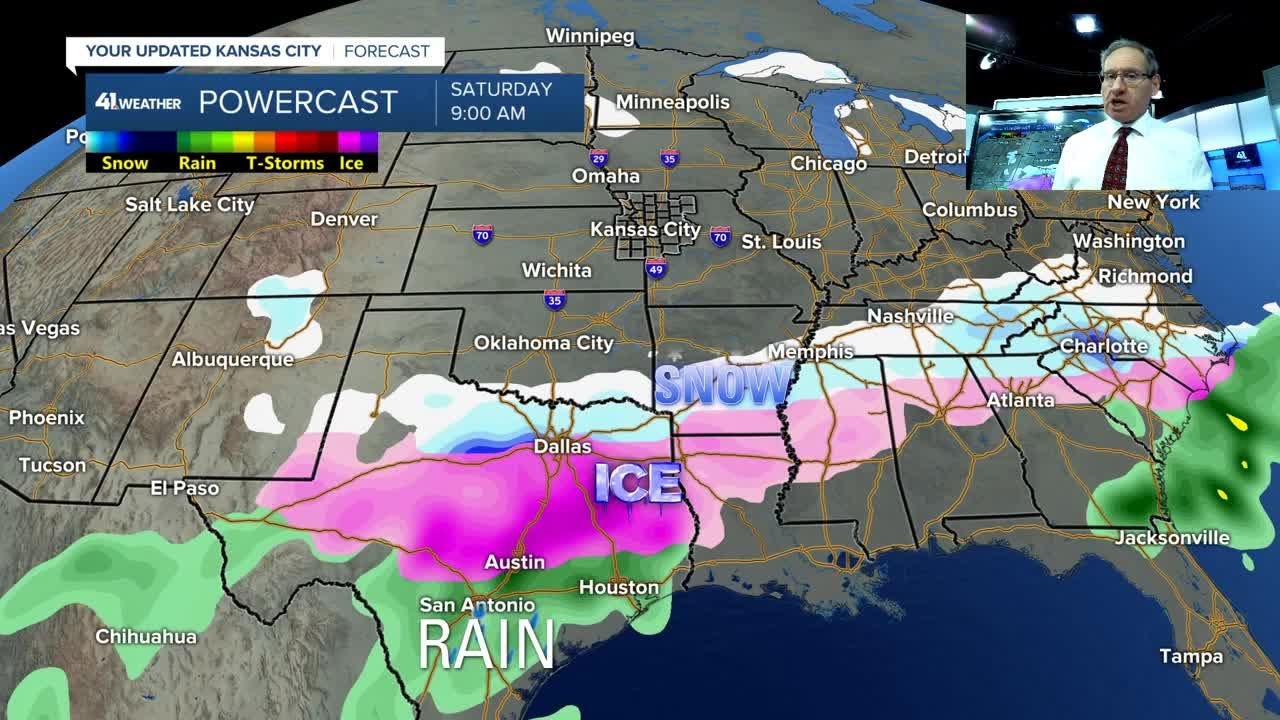 KSHB 41 Weather Blog | Tracking Coldest Arctic Air of Season and possible Winter Storm
