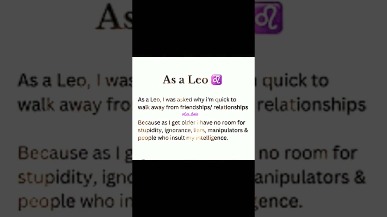 Leo insight... #leo #leozodiac #leomemes