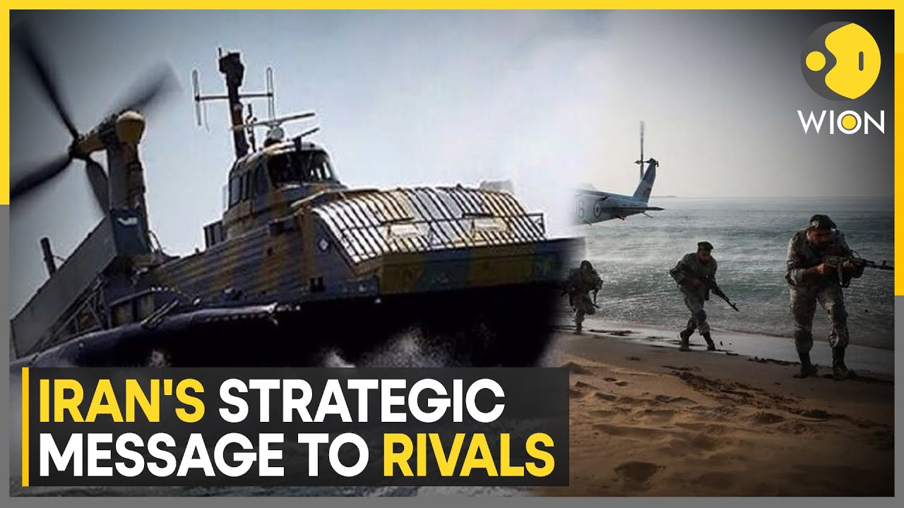 Iran's Joint Military Drills Along Makran Coast; Advanced Drones, Missiles On Display | WION