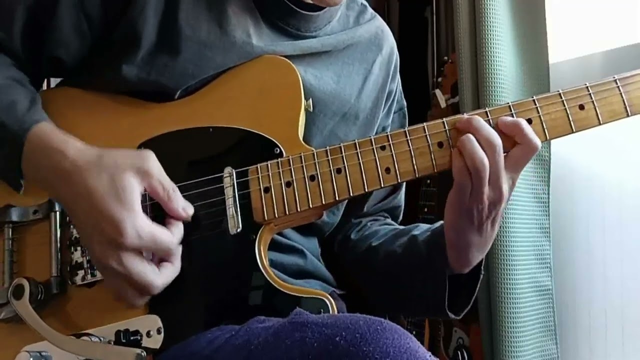 超ブライアンセッツァーが好きなのであの名曲を1977年製ヴィンテージテレFenderで弾いてみたstray cats