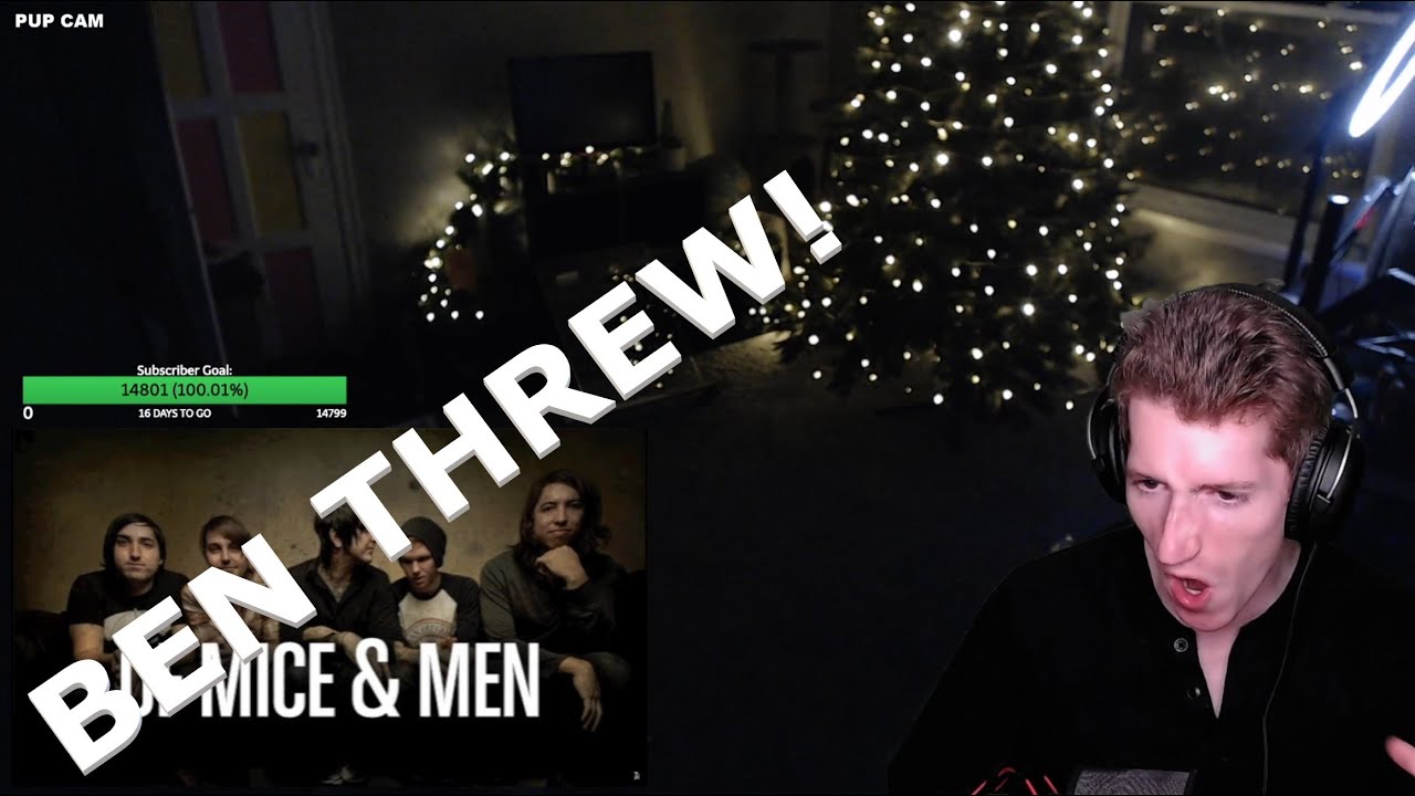 Chris REACTS to Of Mice & Men - Ben Threw