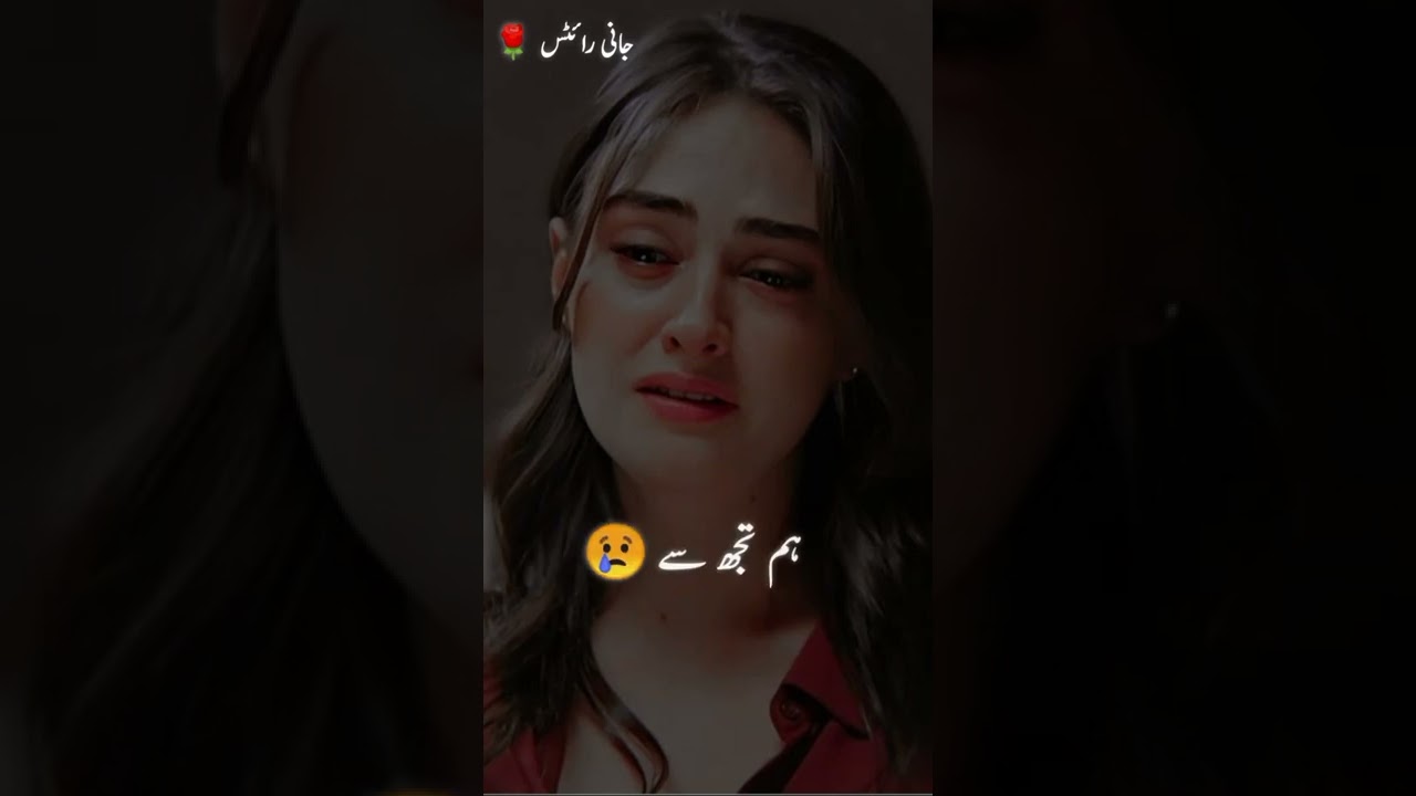 Hum Tujh Se Sad poetry Status Sad Shayari Status Sad Status Jani Writes 