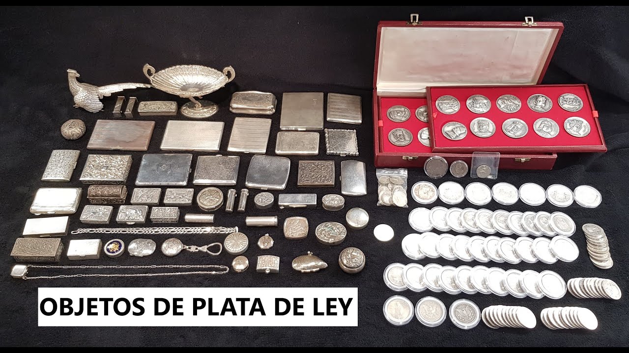 TODA LA PLATA DE LEY QUE NO ME SIRVE PARA EL RETO DE LOS 21 KG DE PLATA PURA (PARTE 1/2 OBJETOS)