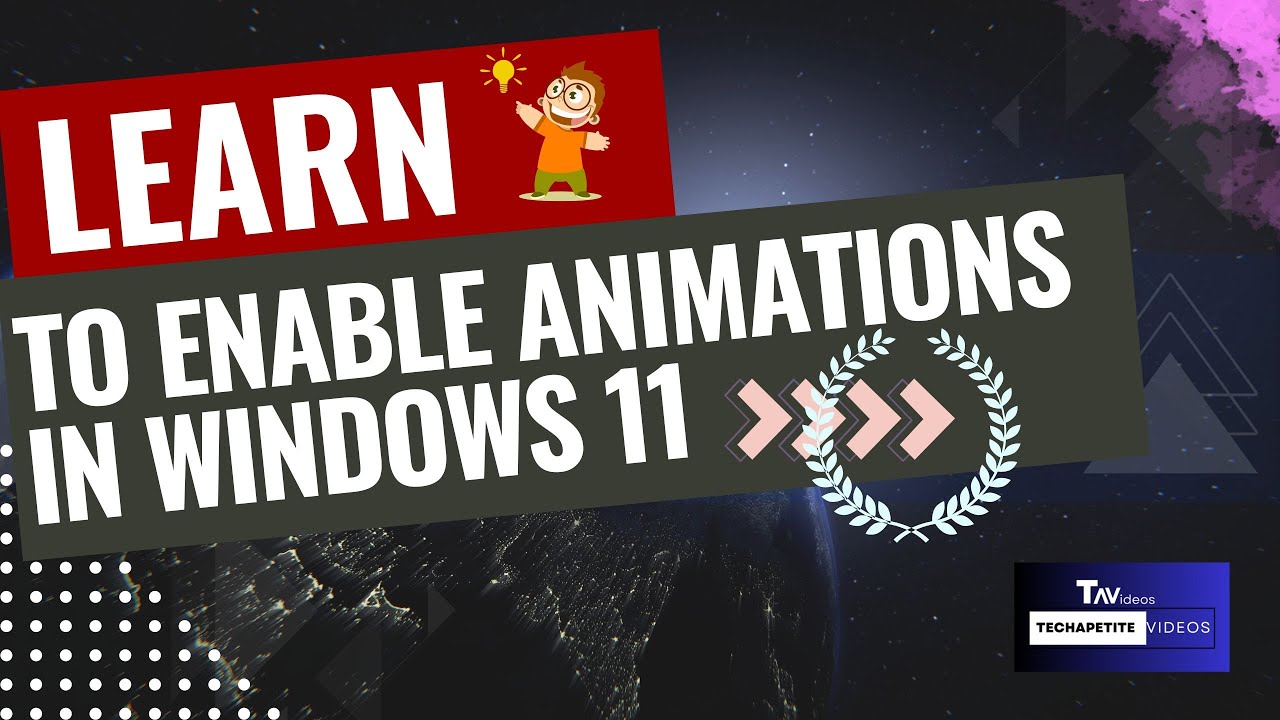 🎥 Learn to Enable Animations in Windows 11: Boost Your Visual Experience! 🌟