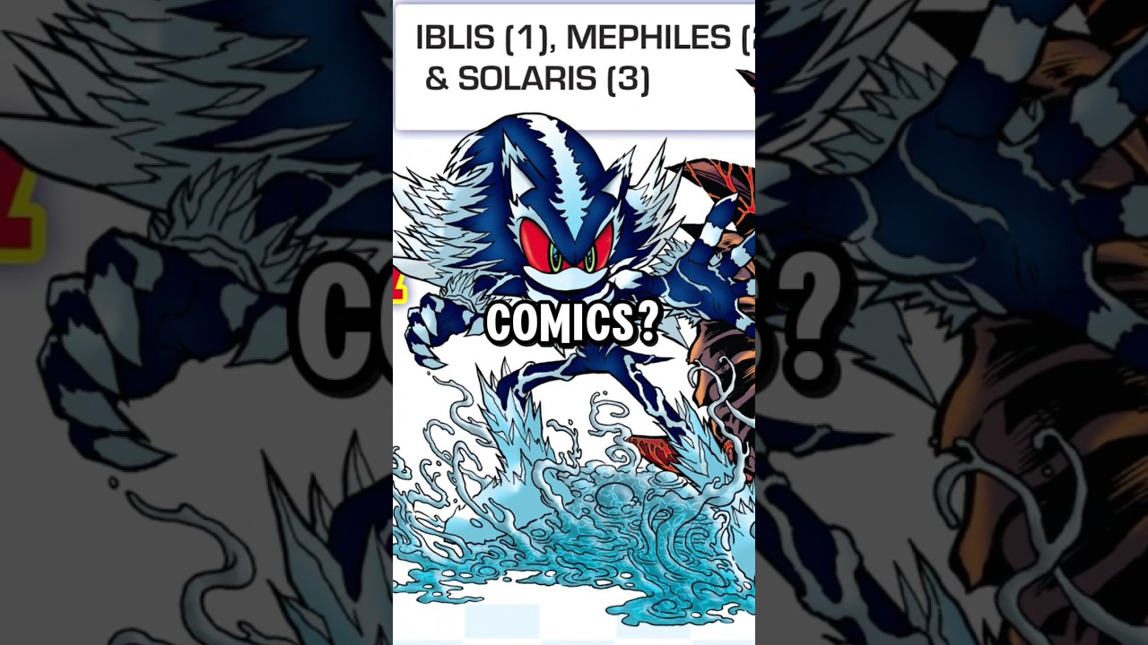 Mephiles in Archie Sonic #sonic #sonicthehedgehog #sega #archiesonic