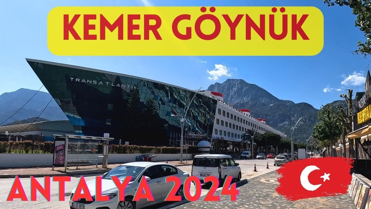 Анталия 2024 Пешеходная экскурсия по Гёйнюку и Кемеру 4K 